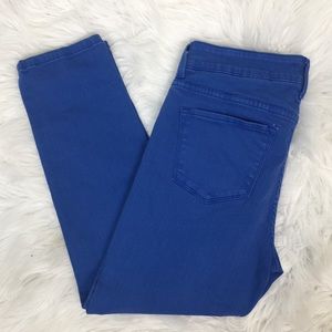 NYDJ Ankle Jeans with Lift Tuck Cobalt Blue